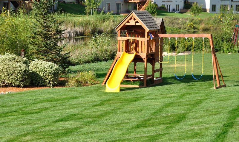 Wooden Swing Set Installation in Littleton, CO