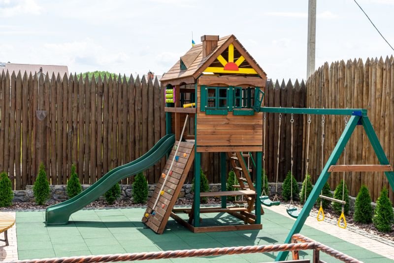 Wooden Swing Set Installation in Olathe, KS